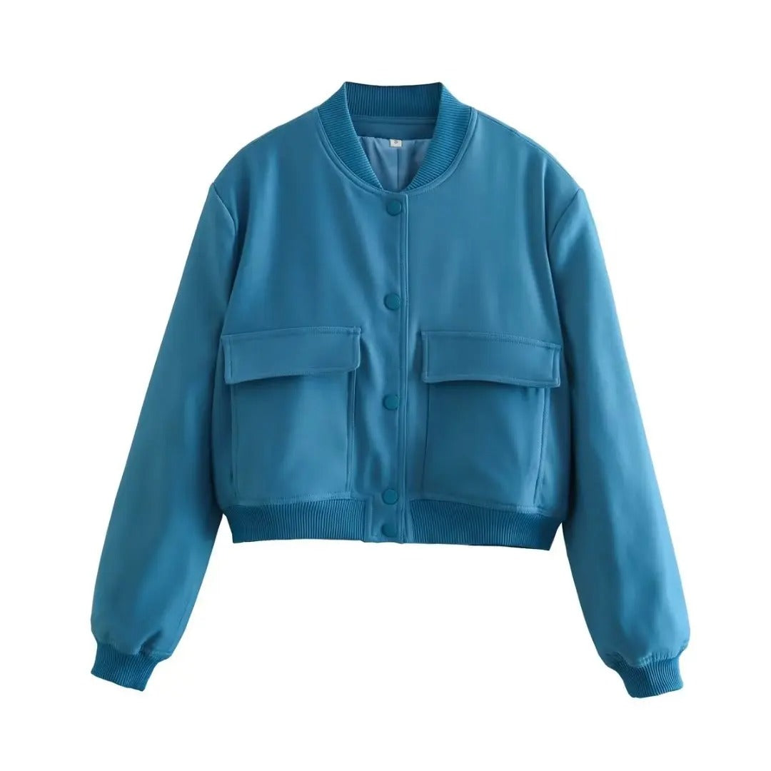 Krohn-e | Fliegerjacke mit Taschen für Frauen