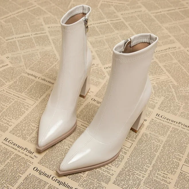 Krohn-e | Winter Plus Samt Spitzenstiefel