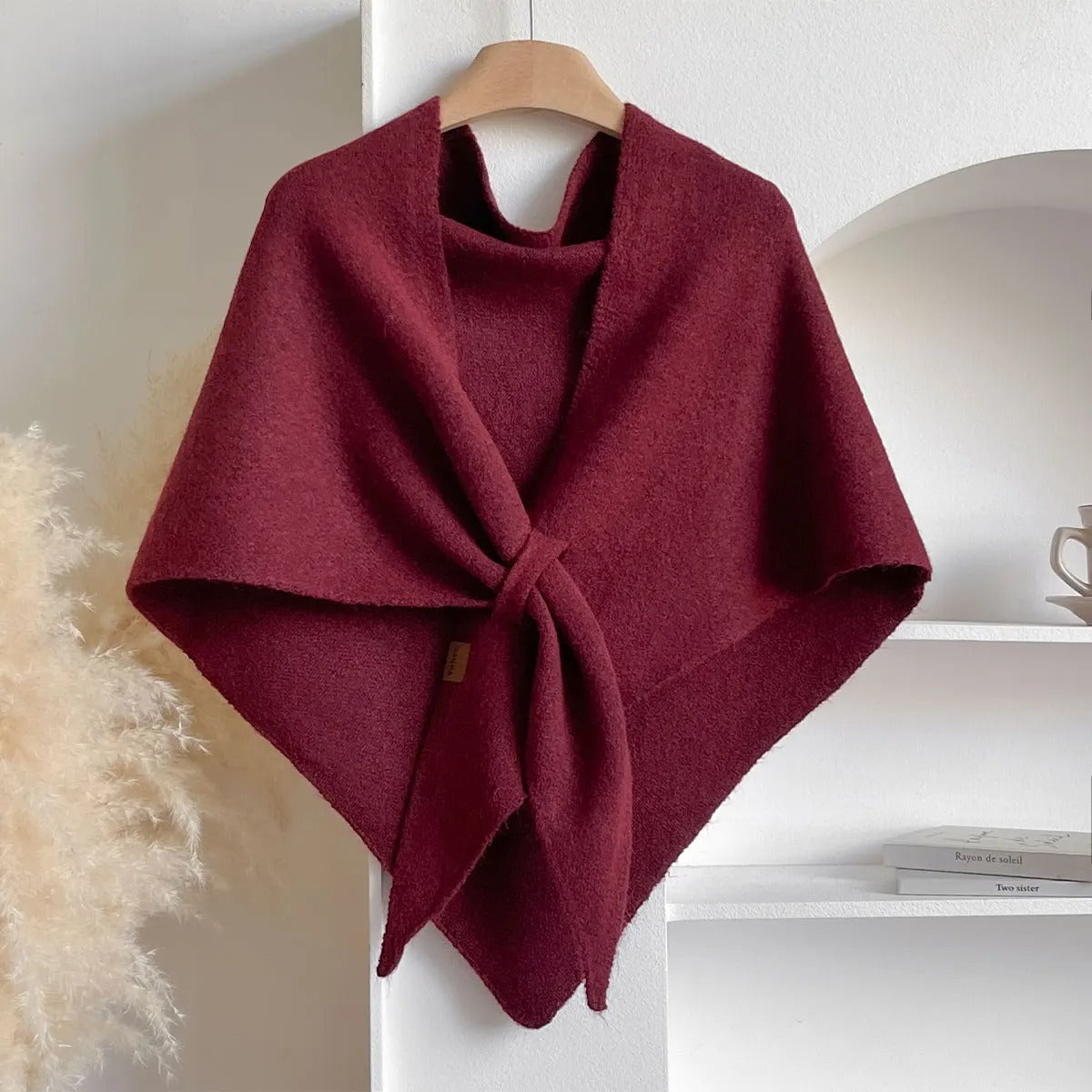 KROHN-E Damen Herbst-Schal weiche Textur vielseitiges Design