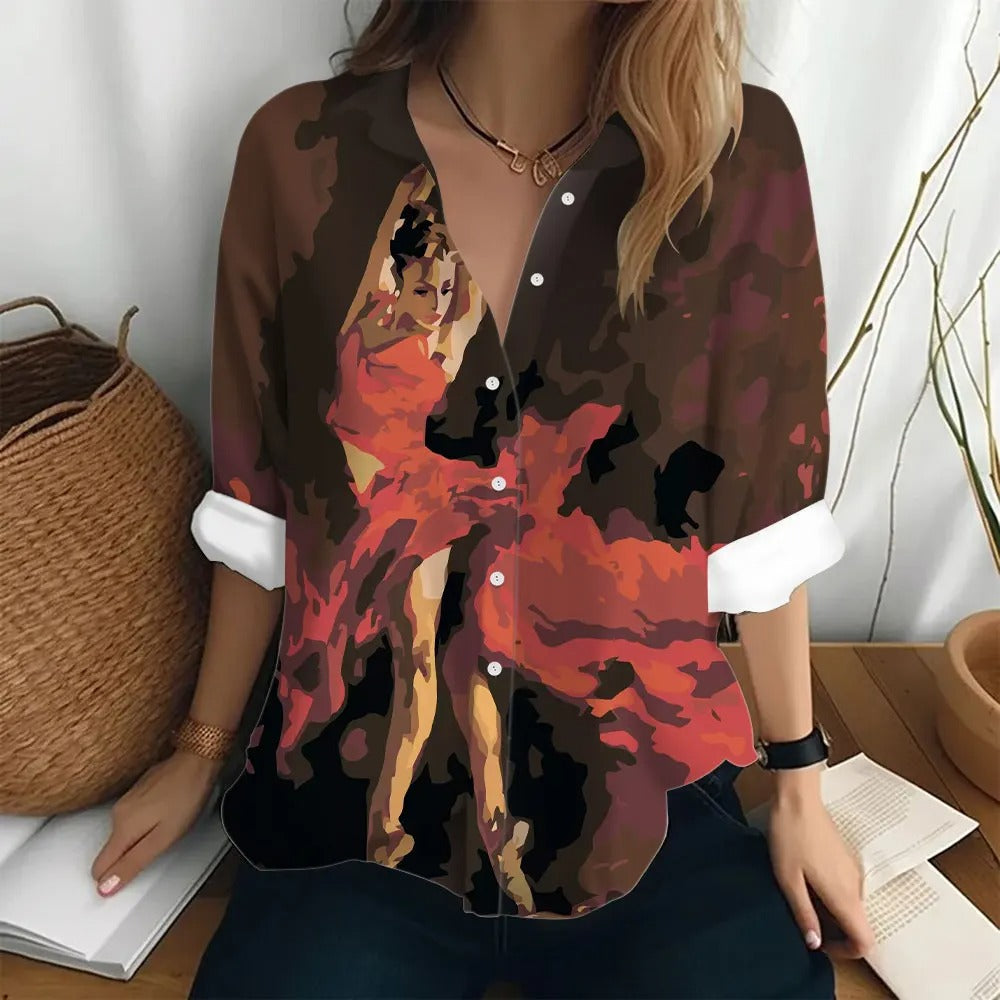 Damen-Langarmshirt aus Rosmarin