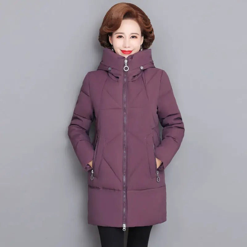 Thrie Damen Winter Daunenjacke: warme Winterjacke