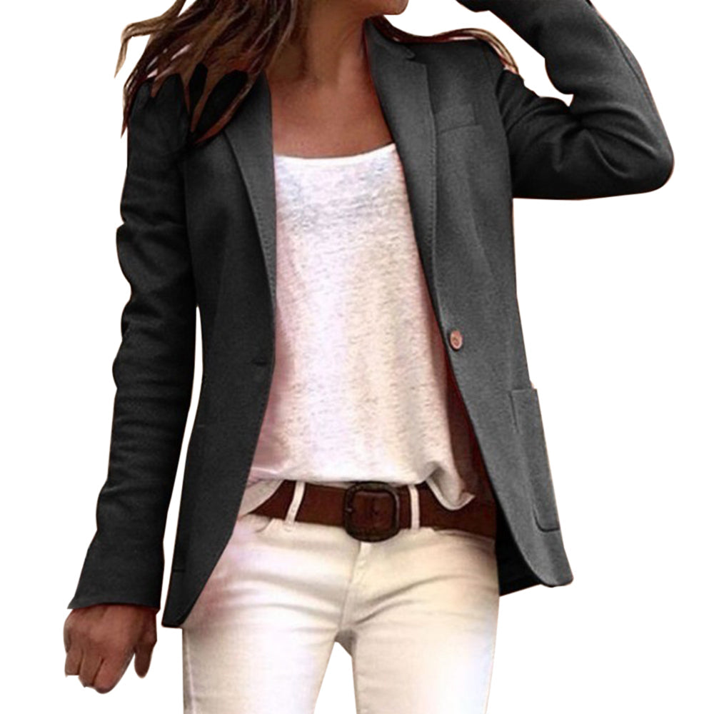 Krohn-e | Damen Blazer mit Reverskragen