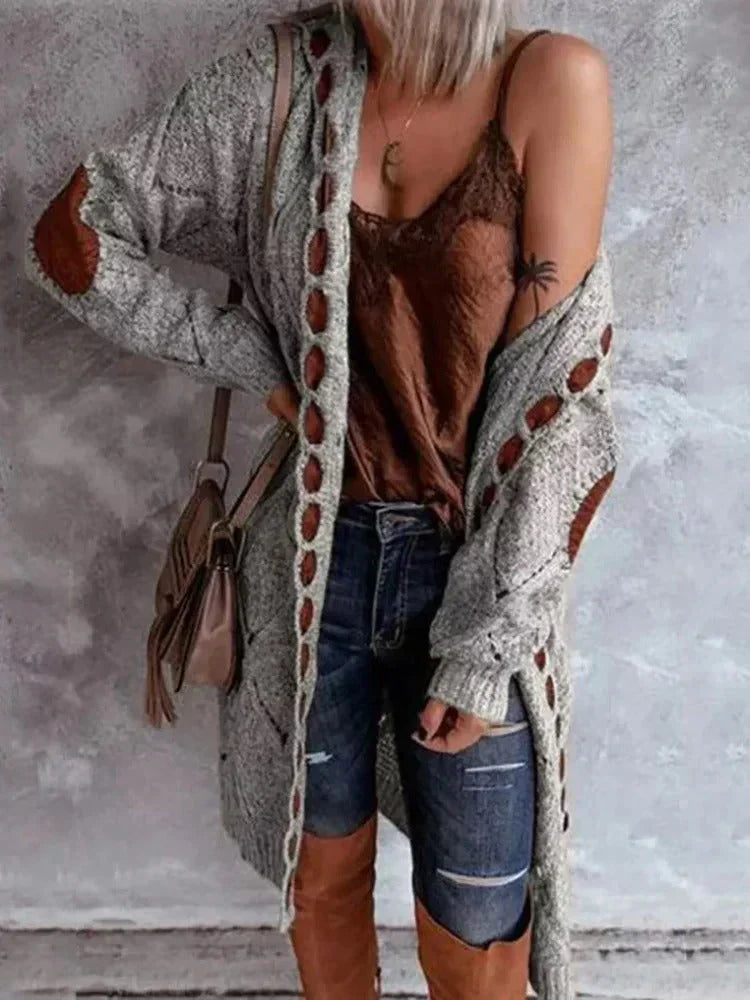 Krohn-e | Langarm-Cardigan Im Vintage-Stil