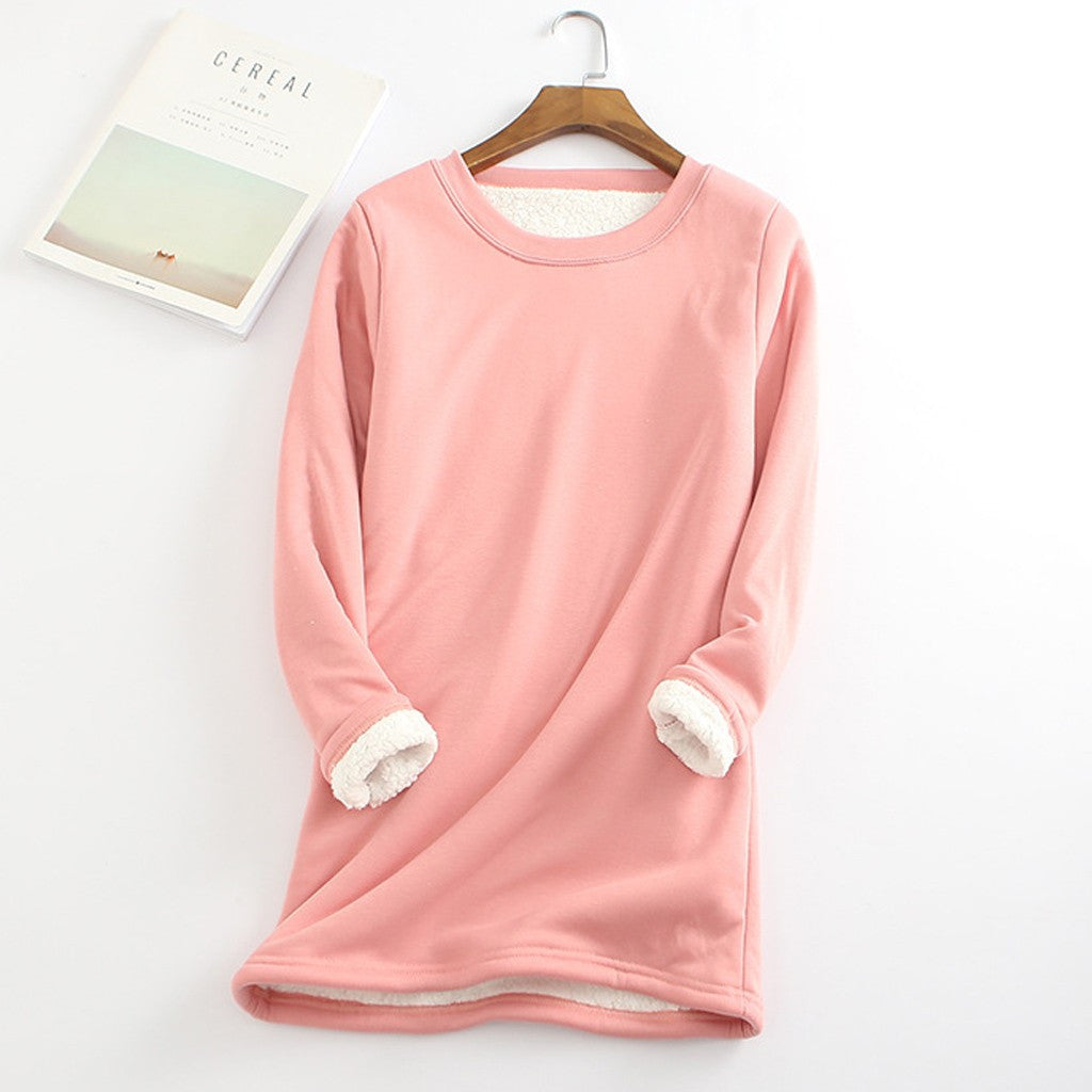 Lorene Pullover: Bequemer Fleece-Pullover