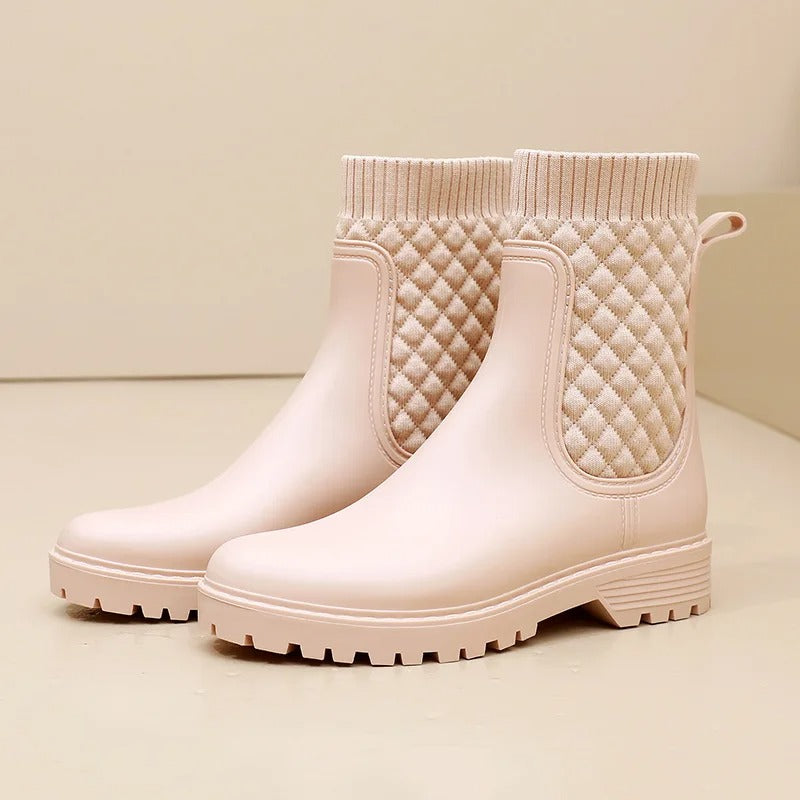 Krohn-e | Stiefeletten Strickbund