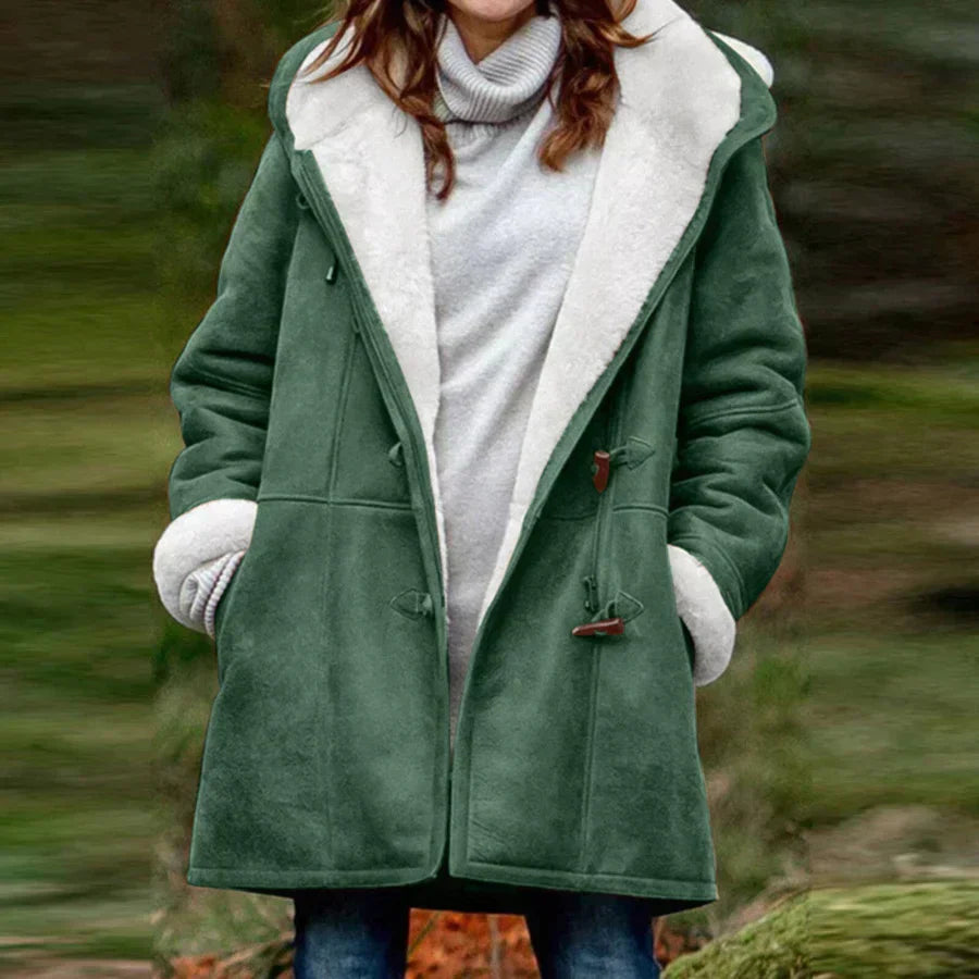 Krohn-e | Winterjacke elegante Fleece-Futter - stilvolle warme Oberbekleidung für kalte Tage