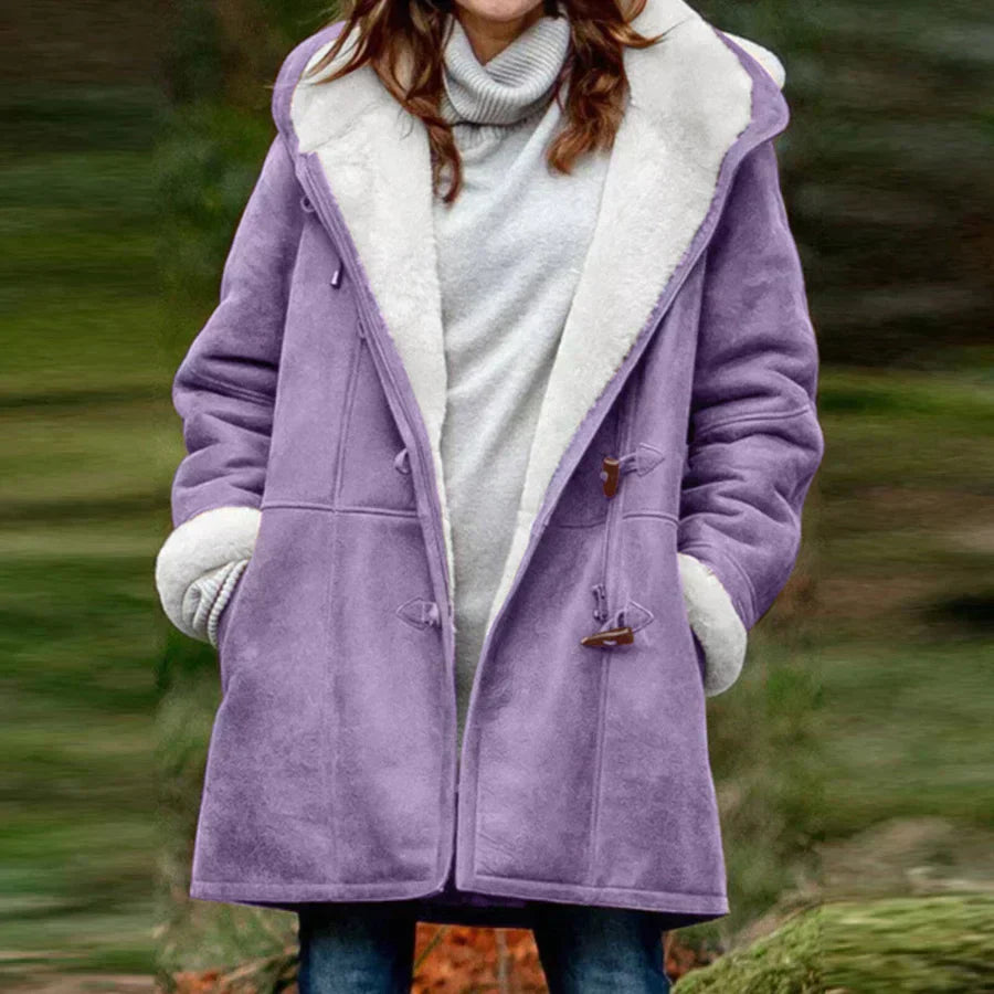 Krohn-e | Winterjacke elegante Fleece-Futter - stilvolle warme Oberbekleidung für kalte Tage