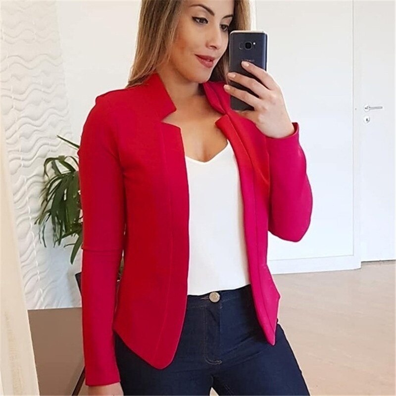 Avelena Damen Casual Blazer, leicht