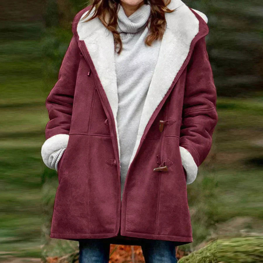 Krohn-e | Winterjacke elegante Fleece-Futter - stilvolle warme Oberbekleidung für kalte Tage