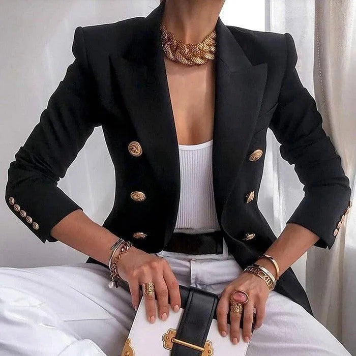 Krohn-e | Blazer Komfortabel Elegant Hochwertige Materialien Perfekt für Geschäft und Abendveranstaltungen