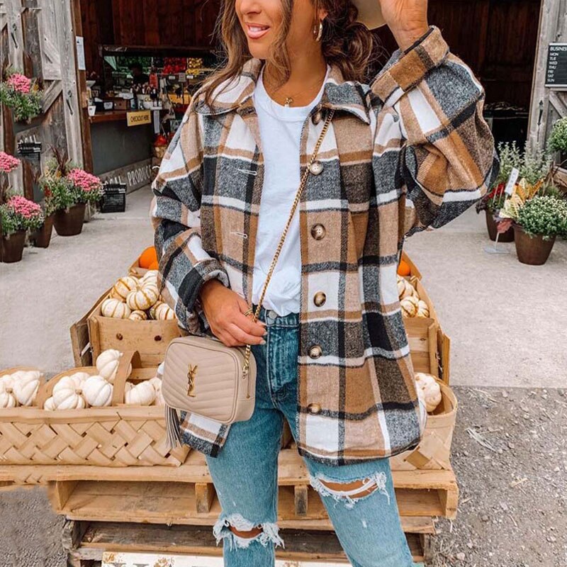 Modern Oversized Flannel Shirt by Lurien