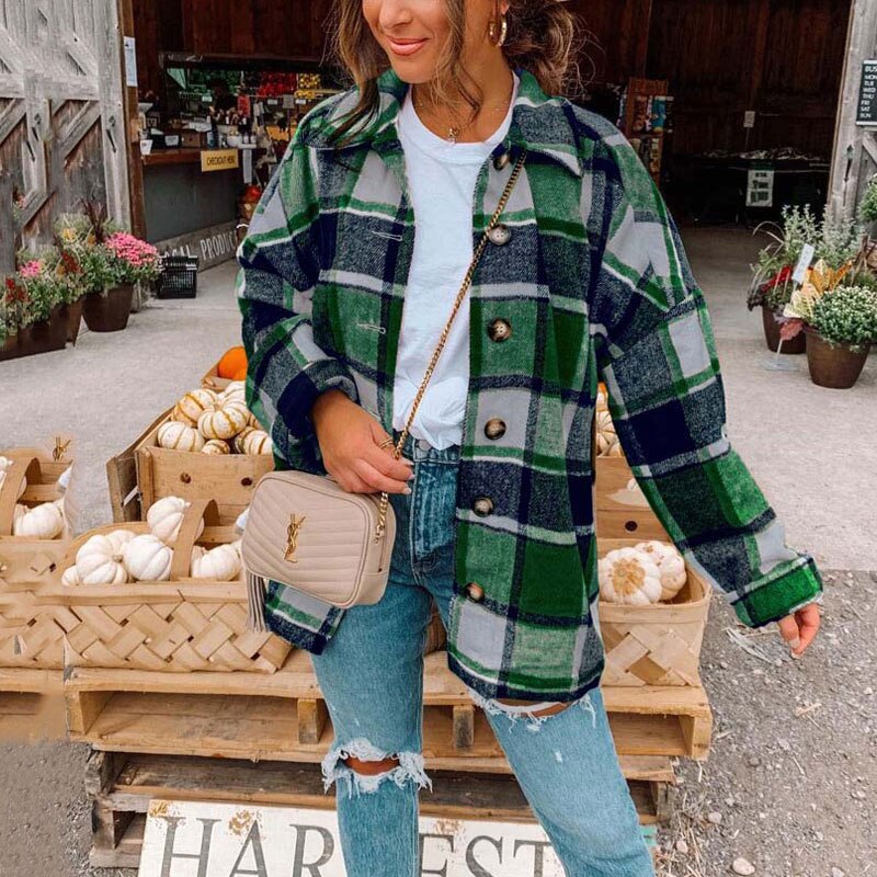 Modern Oversized Flannel Shirt by Lurien
