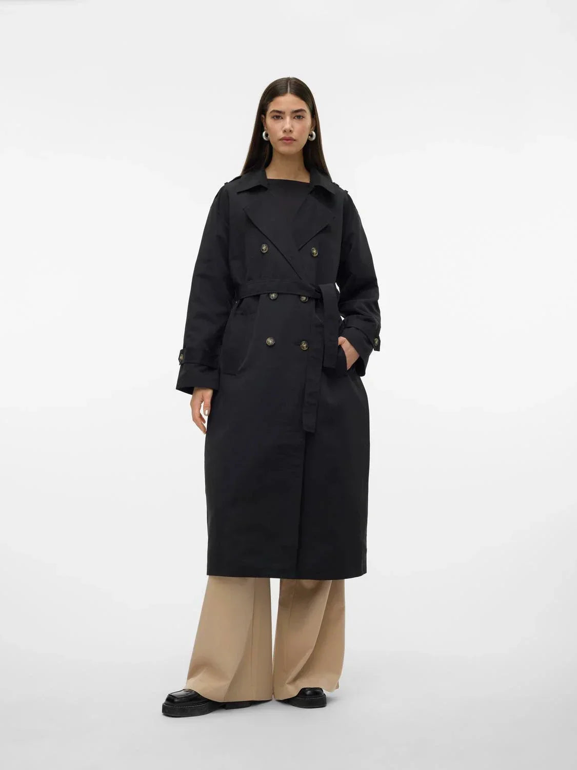Krohn-e | Trenchcoat Stilvoll und Funktional Ideal für Windige Tage