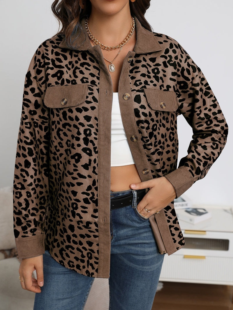 Damenjacke Valeria: modische Jacke im Leoparden-Look