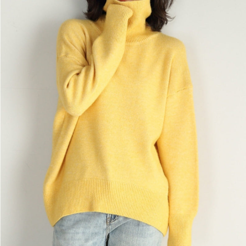 Elegantes Damen-Rollkragenpullover Sabrina