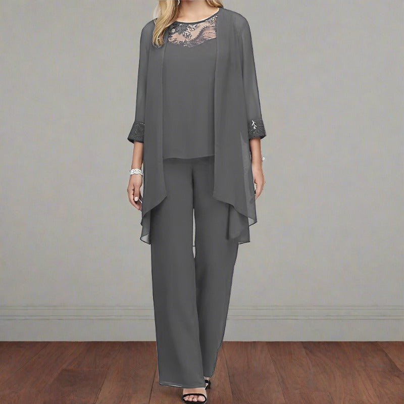 Damen-Set Nathalie: Elegantes dreiteiliges Outfit
