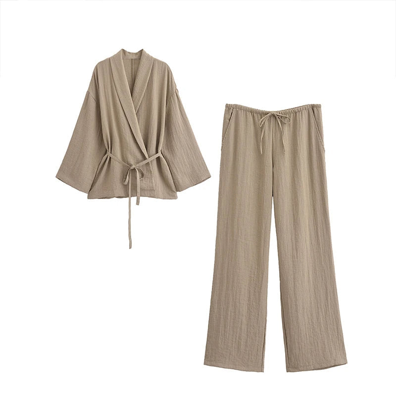 Edles Kimono-Set für Damen – Dahlia