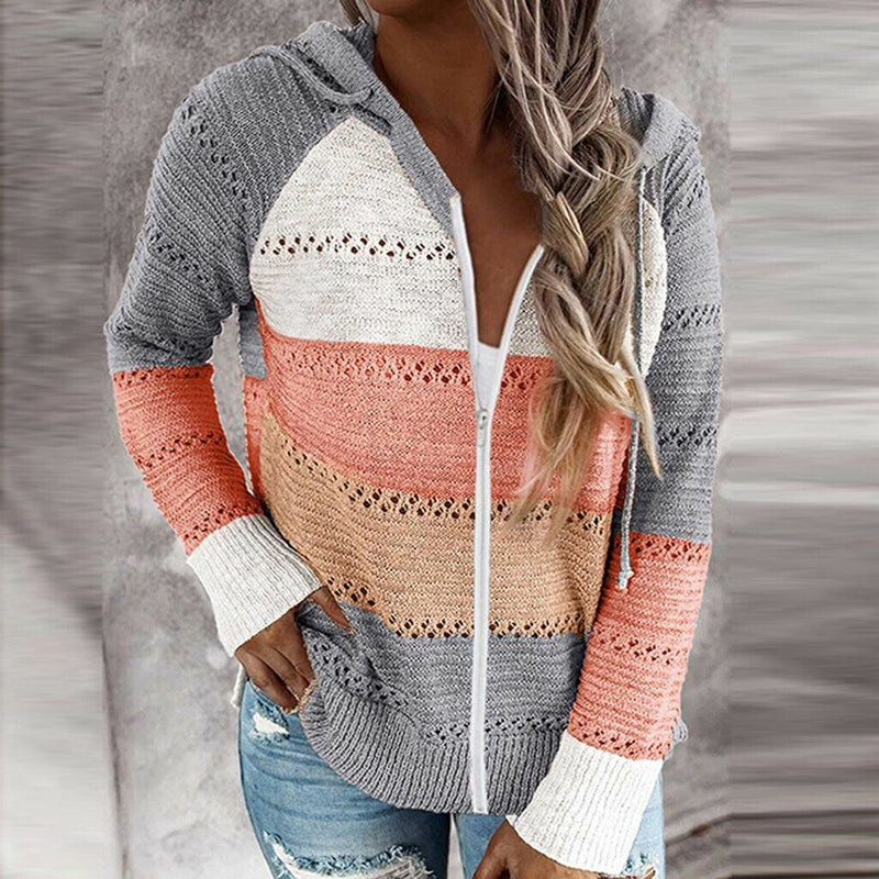Juliette: Damen-Kapuzenpullover aus leichter Baumwolle