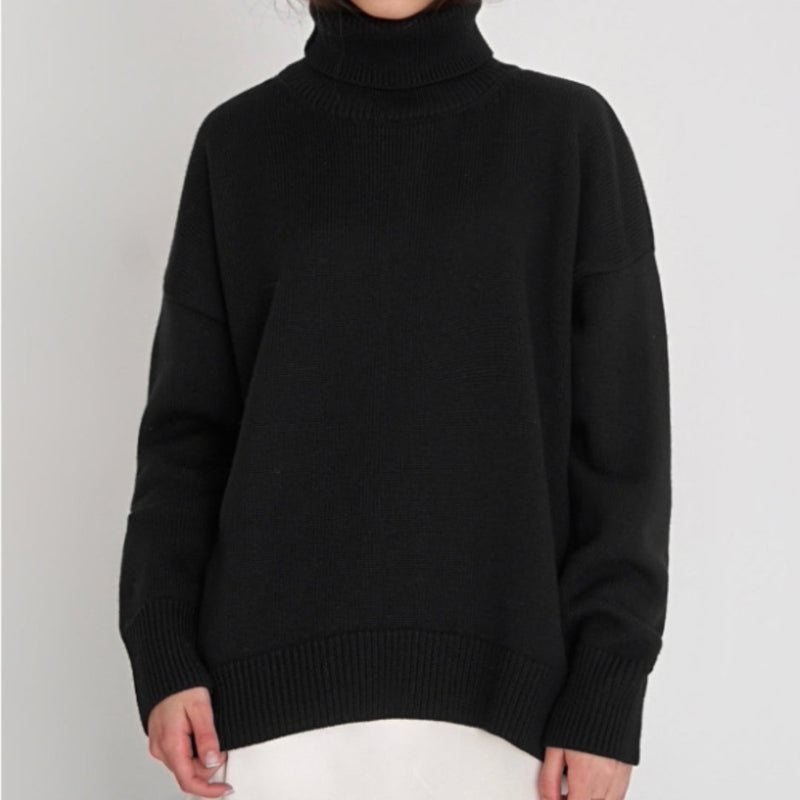 Elegantes Damen-Rollkragenpullover Sabrina