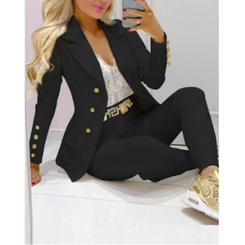 Elegantes Damen-Anzugset Valentina (Blazer & Hose)