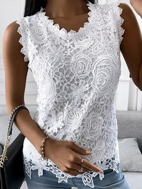 Damen-Spitzentop Felicia – elegant