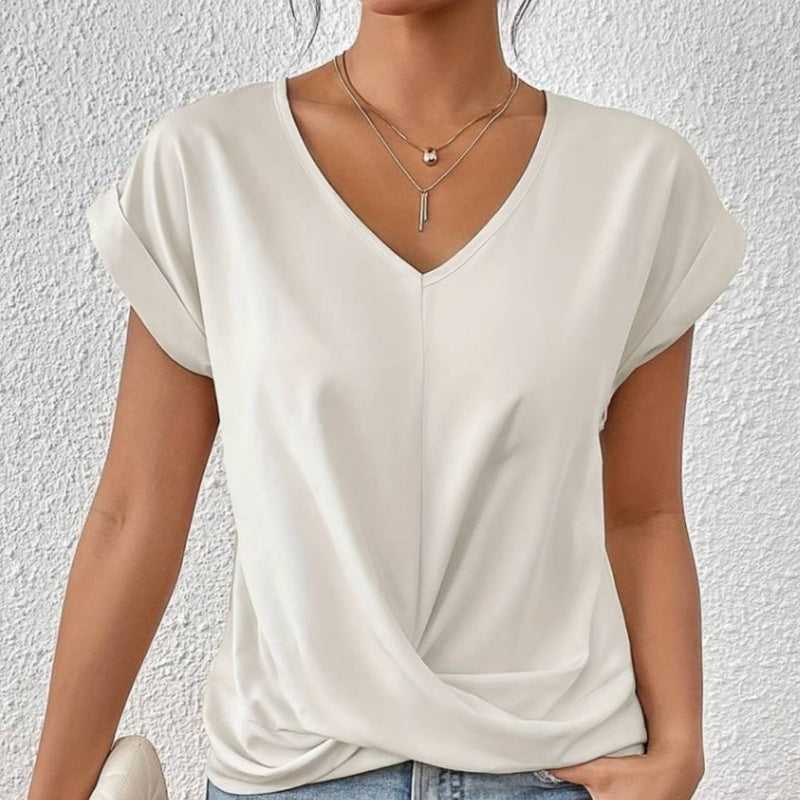 Mira: Edles Damen-Shirt mit V-Ausschnitt