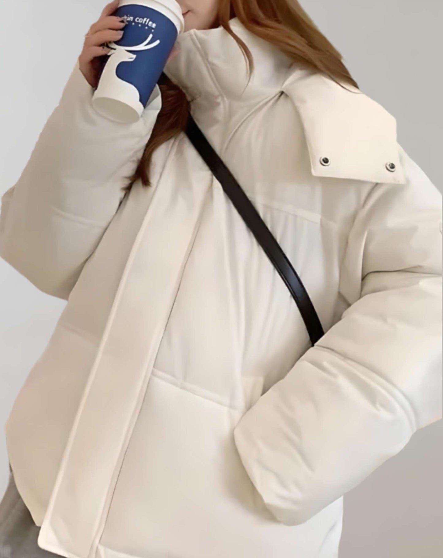 Wärme und Windschutz bietende Damen-Daunenjacke - Janice