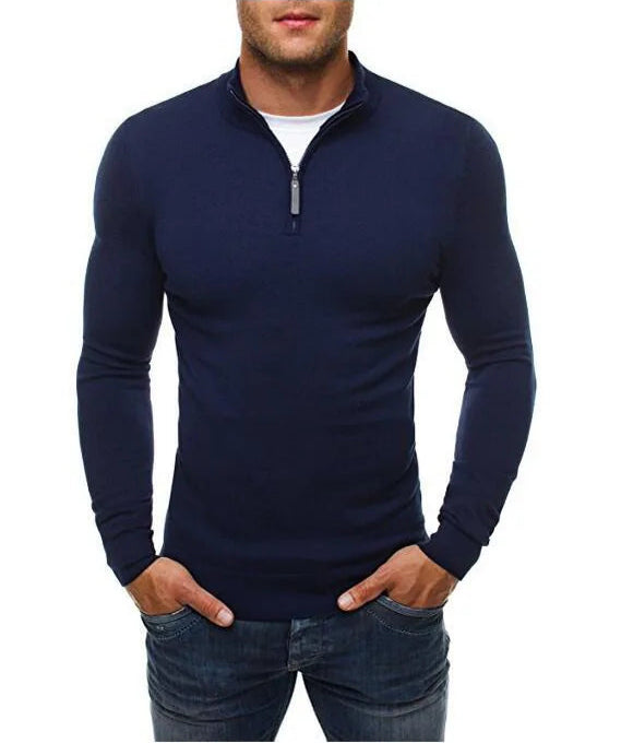 Hendrik Herren Basic-Pullover