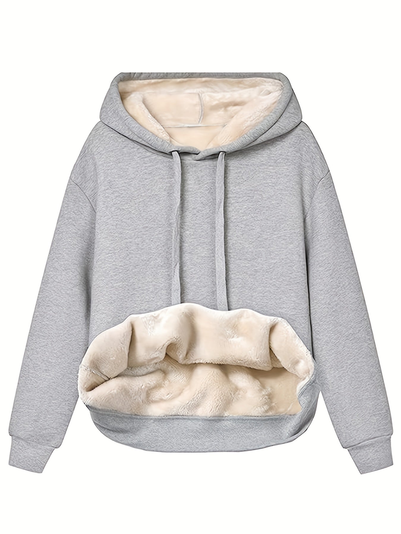 Frauen Fleece Kapuzenpullover Tabea – kuschelig warm