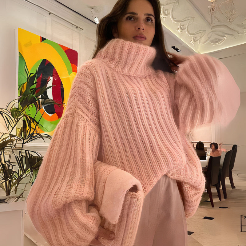 Dicker Strickpullover für Damen - Senta