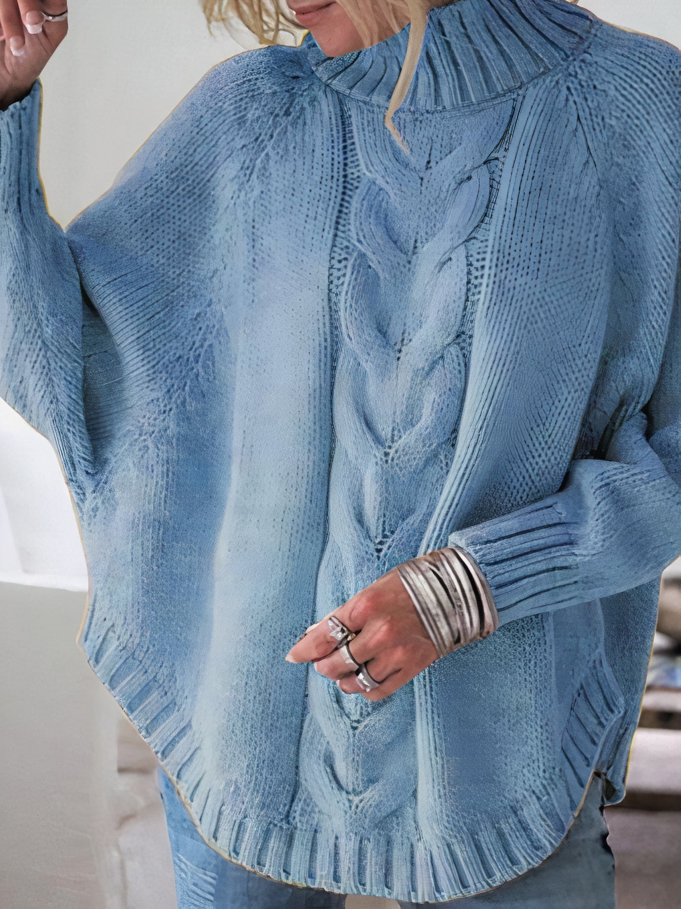 Frauen Strickpullover Eugenie - warm