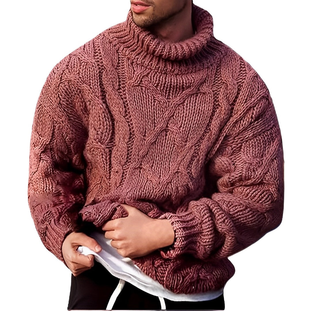 Grobstrick-Pullover Nilson aus warmer Wolle