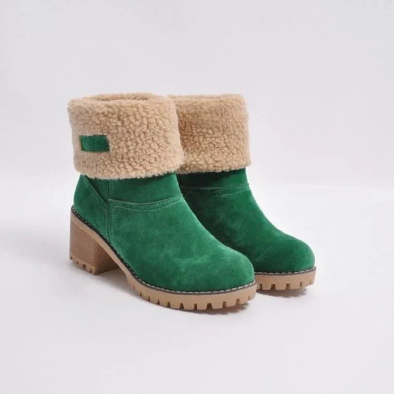 Krohn-e | Warm gefütterte bequeme Damenstiefel