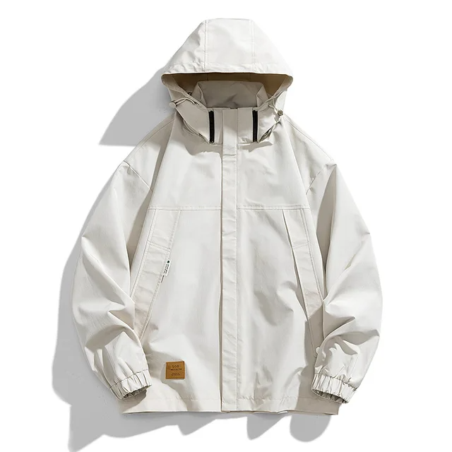 Krohn-e | Wetterfeste Outdoorjacke mit Kapuze für Herren