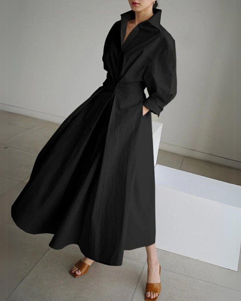 Elegantes, langes Sommerkleid Wilhelmine