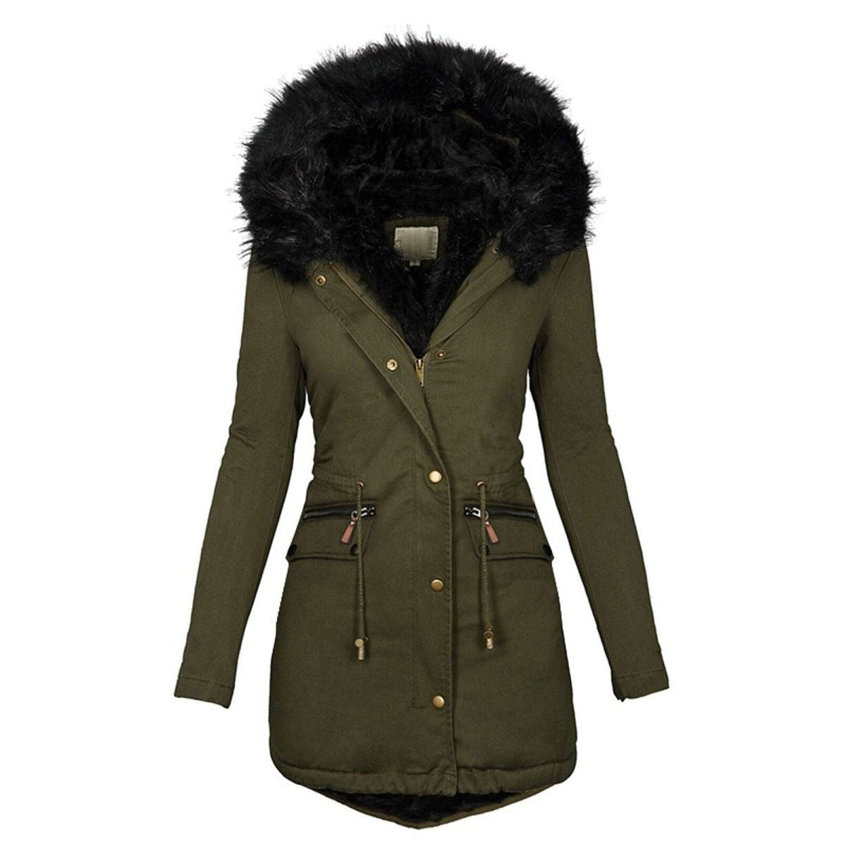 Warme, winddichte Damen Winterjacke Alisson