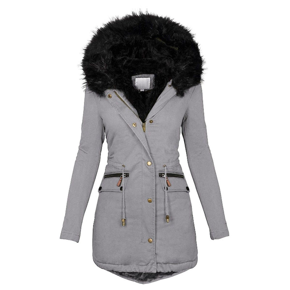 Warme, winddichte Damen Winterjacke Alisson