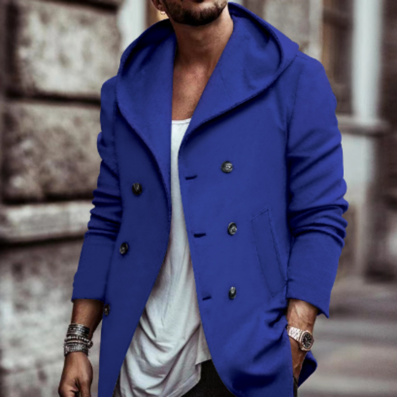 Wolle Herrenmantel Siegmar - winddicht und wärmend