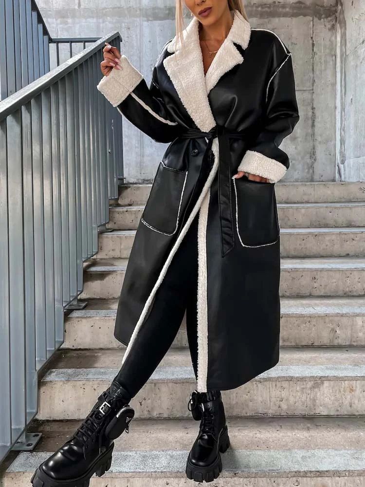 Damen Winter Lederjacke von Elender – krohn-e