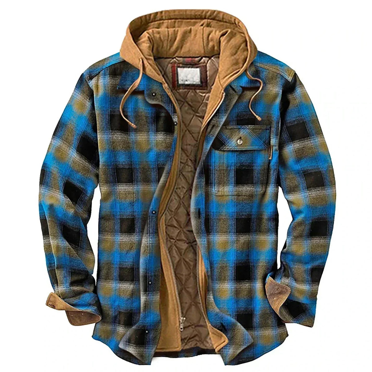 Herren-Flanell Winterjacke Marcel