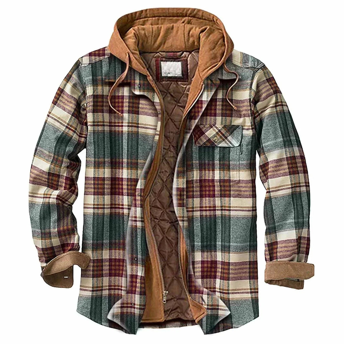 Herren-Flanell Winterjacke Marcel