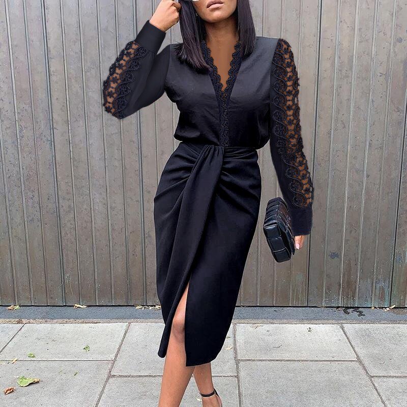 Blumiges Kleid im modernen Stil - Skylin