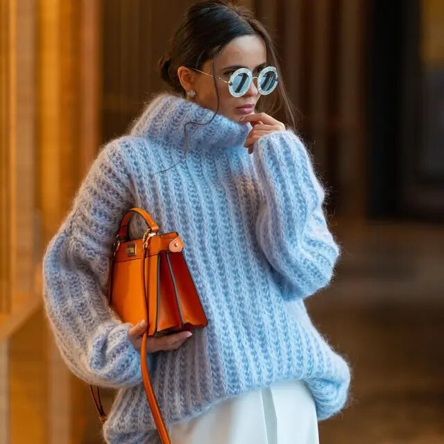 Krohn-e | Weicher, schneebedeckter Pullover