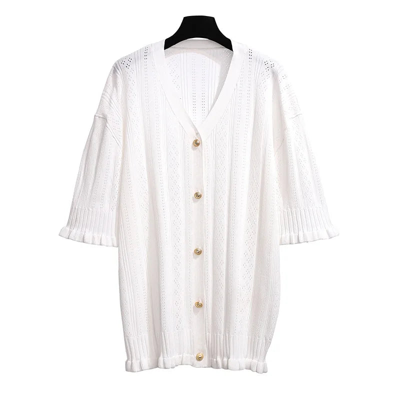 Fudus Designer Knit Button-Down Shirts, Sizes 4-9XL