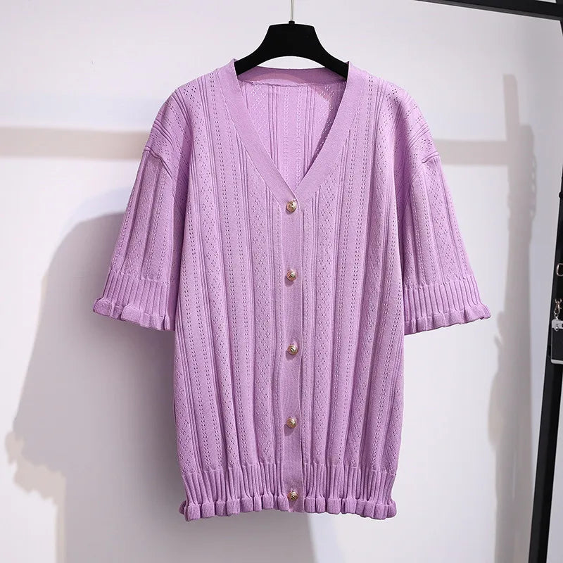 Fudus Designer Knit Button-Down Shirts, Sizes 4-9XL