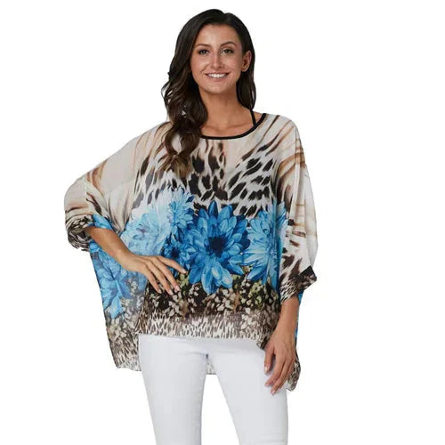 Modisches Designer-Chiffon-Oberteil & bedruckte T-Shirts von Fudus (Größen 4-6XL)