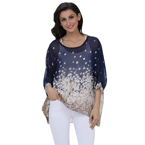Modisches Designer-Chiffon-Oberteil & bedruckte T-Shirts von Fudus (Größen 4-6XL)