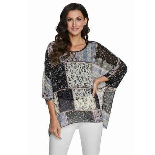 Modisches Designer-Chiffon-Oberteil & bedruckte T-Shirts von Fudus (Größen 4-6XL)