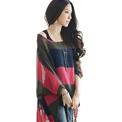 Modisches Designer-Chiffon-Oberteil & bedruckte T-Shirts von Fudus (Größen 4-6XL)