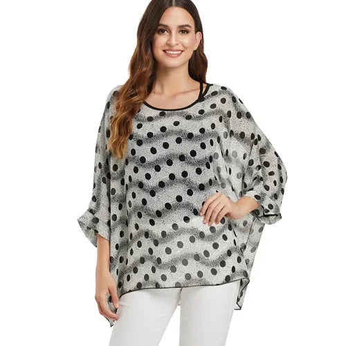 Modisches Designer-Chiffon-Oberteil & bedruckte T-Shirts von Fudus (Größen 4-6XL)